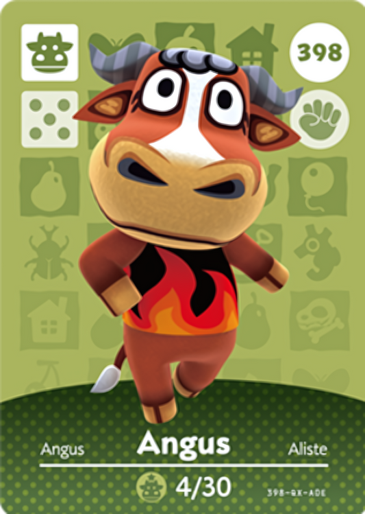 Angus NFC Card – Animal Crossing Series 4 Amiibo