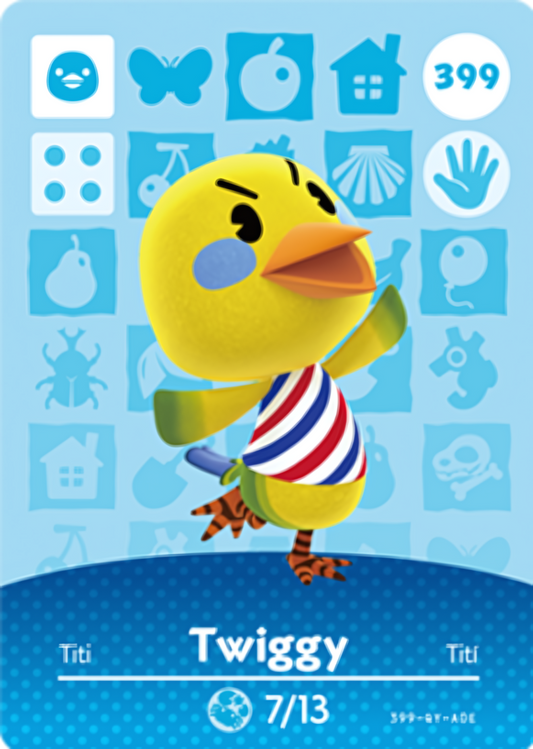 Twiggy NFC Card – Animal Crossing Series 4 Amiibo