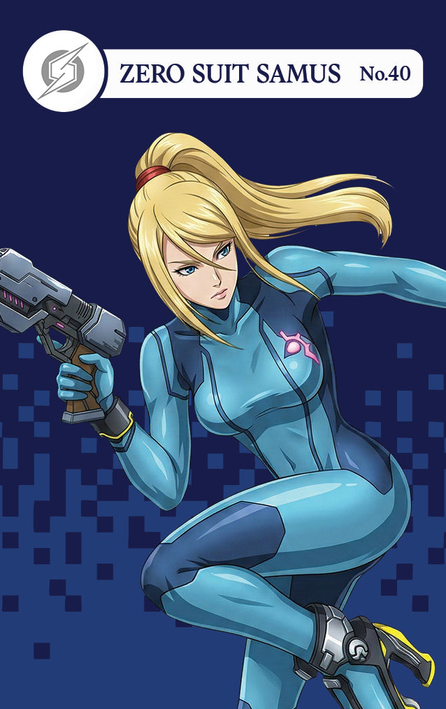 Zero Suit Samus NFC Card – Smash Bros Amiibo