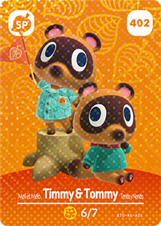 Timmy & Tommy NFC Card – Animal Crossing Series 5 Amiibo