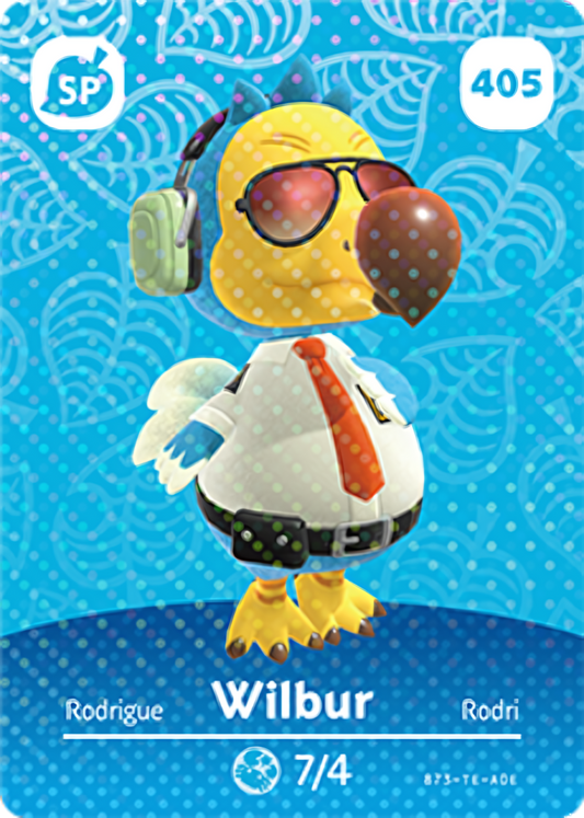 Wilbur NFC Card – Animal Crossing Series 5 Amiibo