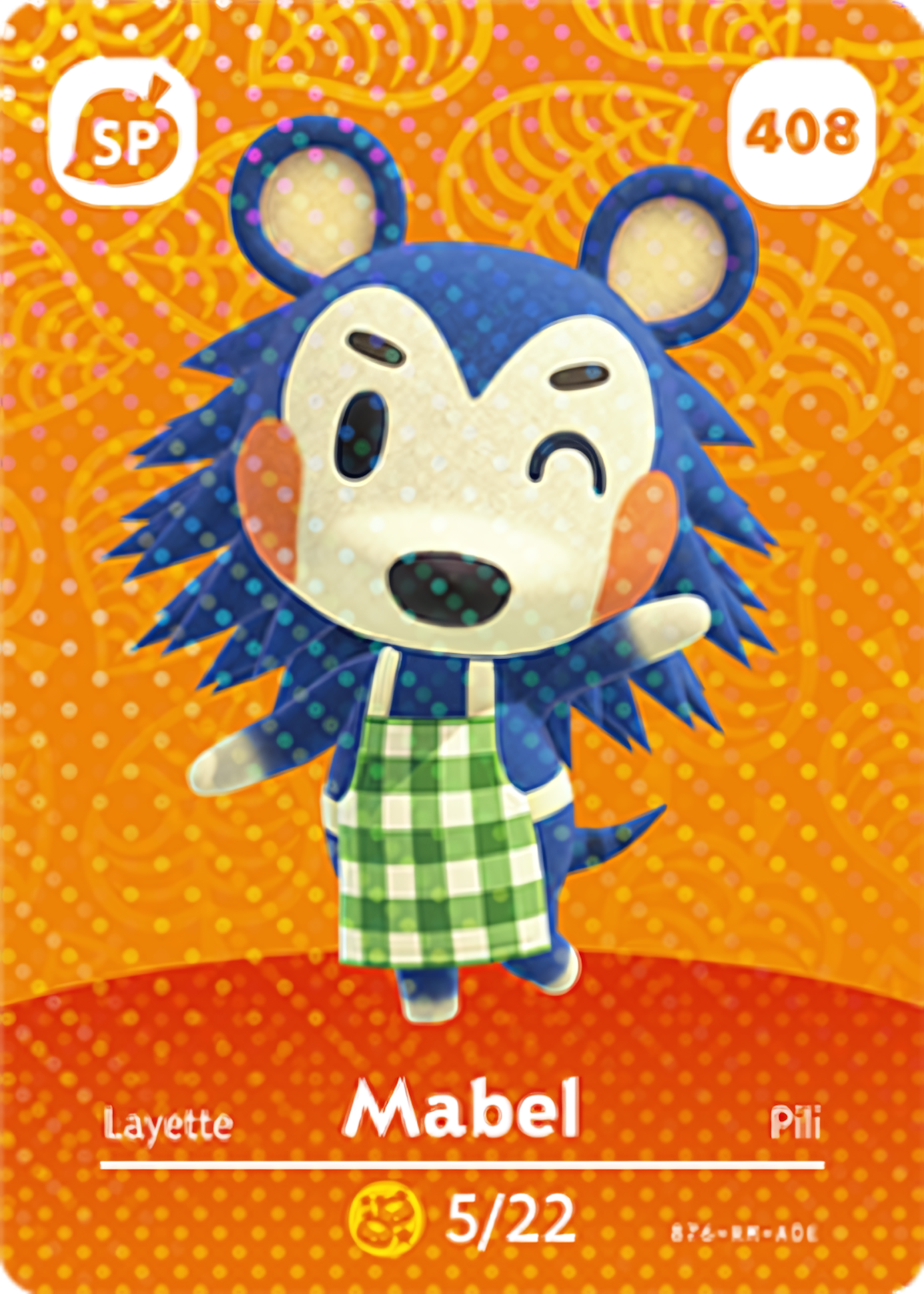 Mabel NFC Card – Animal Crossing Series 5 Amiibo