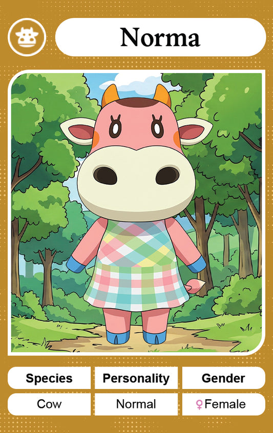 Norma - Nookpals x Animal Crossing – New Leaf Welcome Amiibo NFC Card