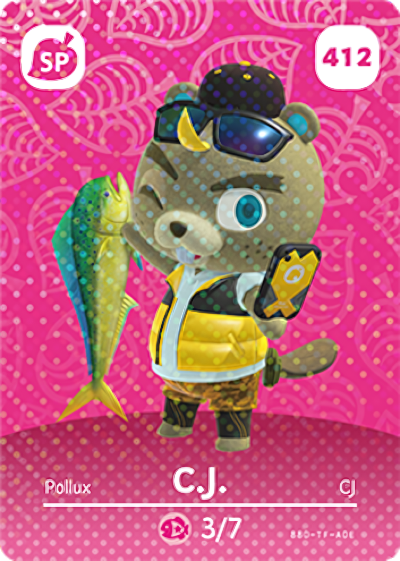 C.J. NFC Card – Animal Crossing Series 5 Amiibo
