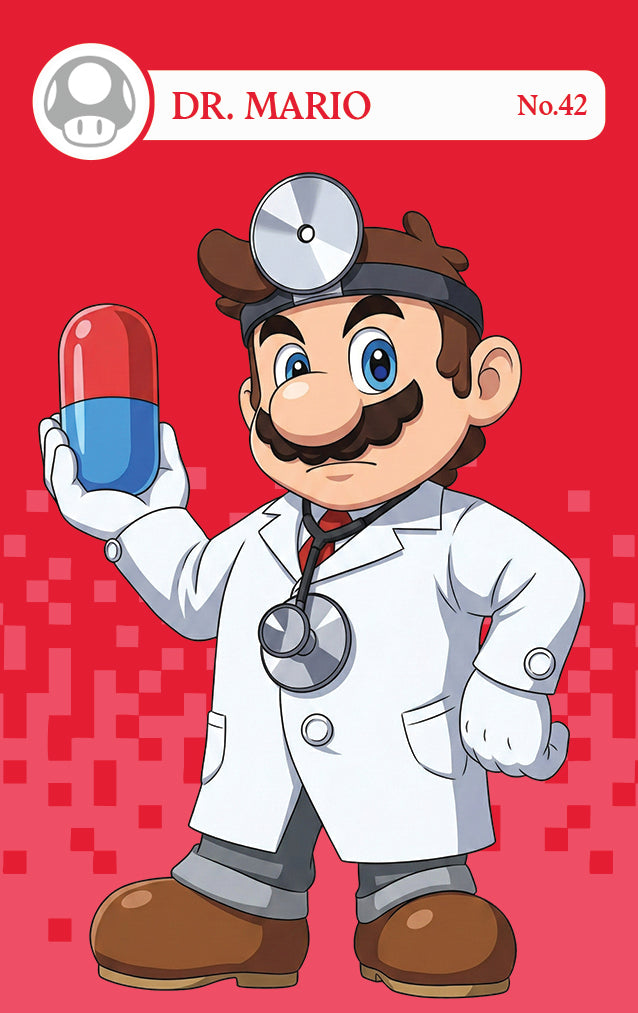 Dr. Mario NFC Card – Smash Bros Amiibo