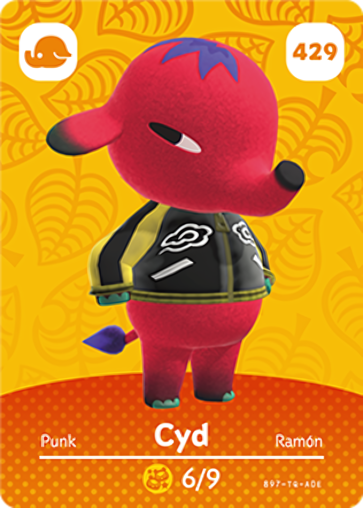Cyd NFC Card – Animal Crossing Series 5 Amiibo
