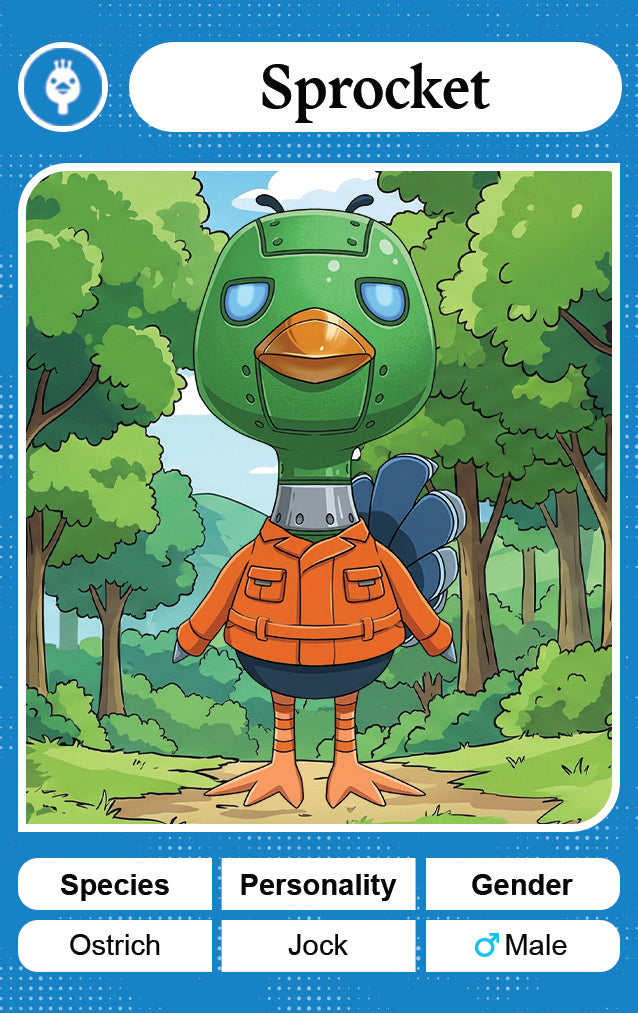 Sprocket - Nookpals x Animal Crossing – New Leaf Welcome Amiibo NFC Card