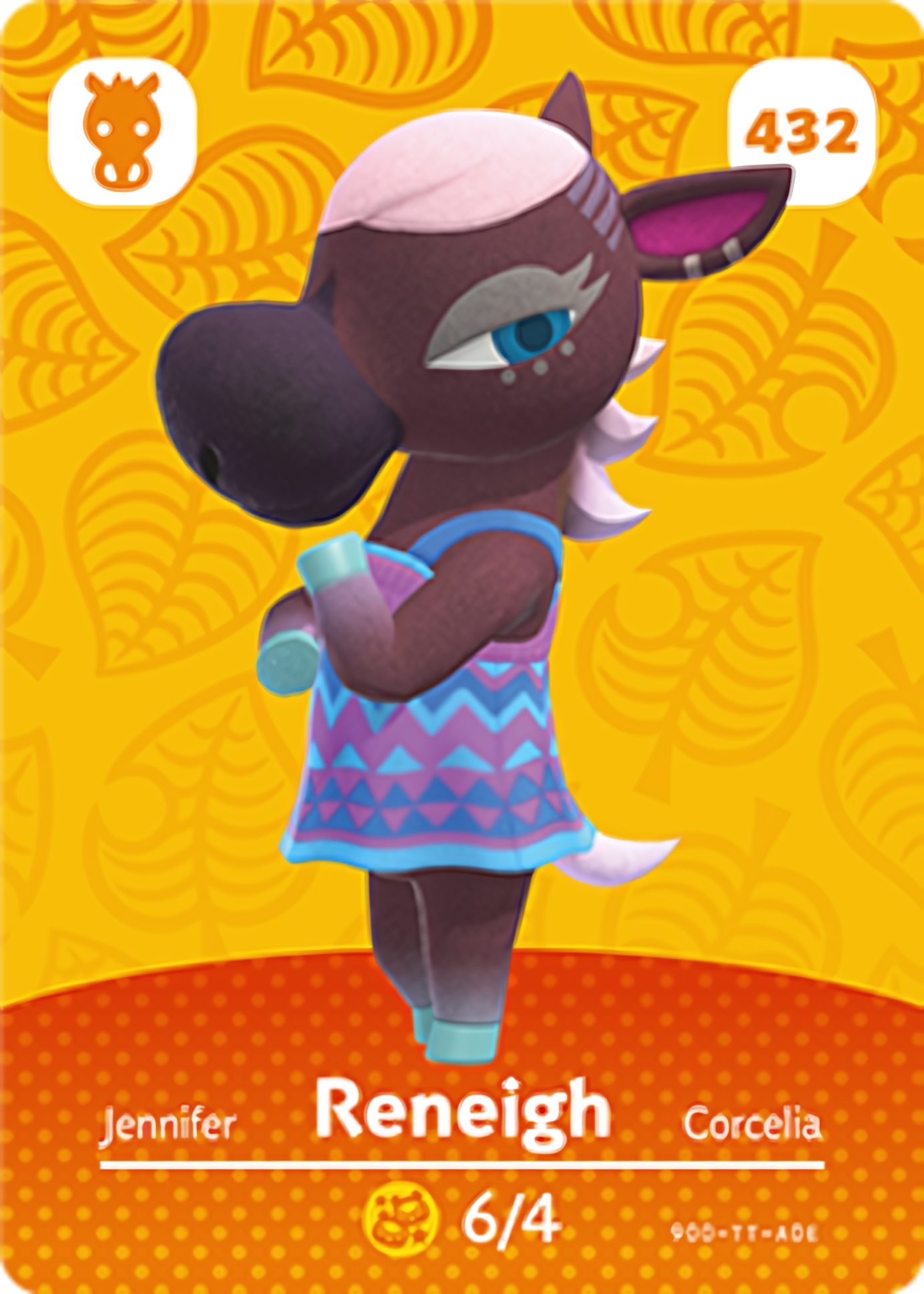 Reneigh NFC Card – Animal Crossing Series 5 Amiibo
