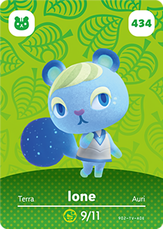 Ione NFC Card – Animal Crossing Series 5 Amiibo