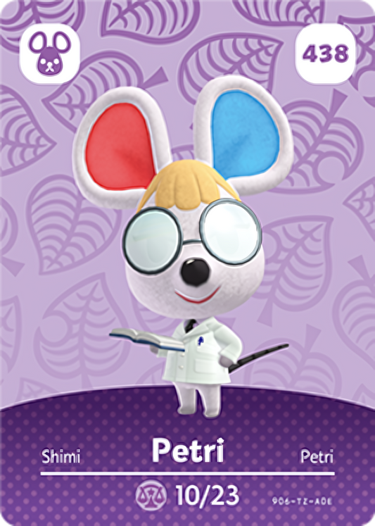Petri NFC Card – Animal Crossing Series 5 Amiibo