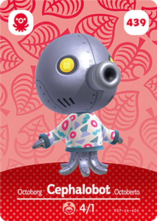 Cephalobot NFC Card – Animal Crossing Series 5 Amiibo