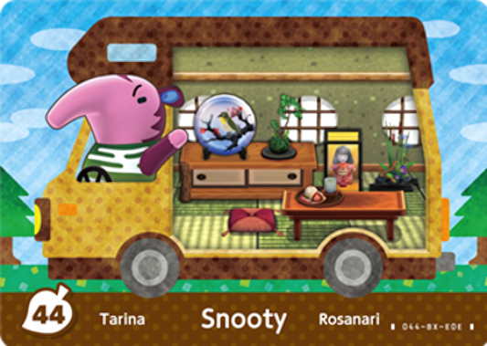 Snooty NFC Villager Card – New Leaf – Welcome Amiibo