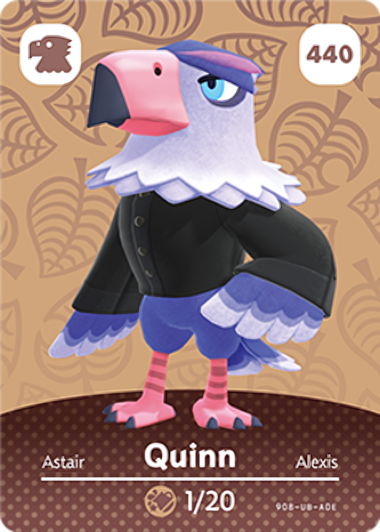 Quinn NFC Card – Animal Crossing Series 5 Amiibo