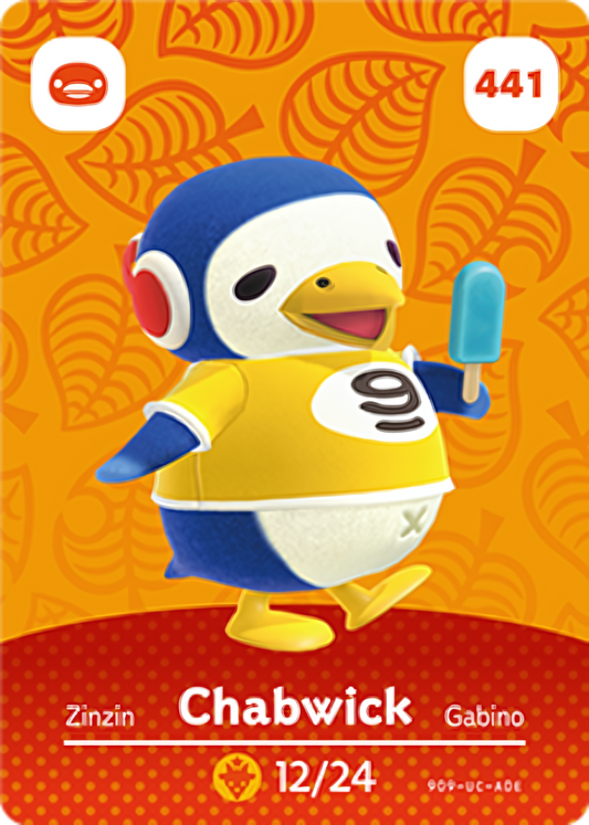 Chabwick NFC Card – Animal Crossing Series 5 Amiibo