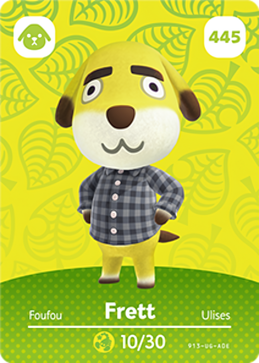 Frett NFC Card – Animal Crossing Series 5 Amiibo
