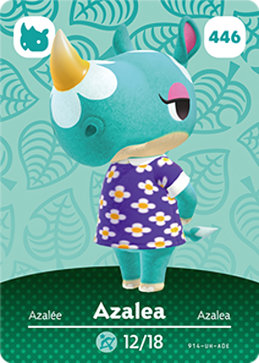 Azalea NFC Card – Animal Crossing Series 5 Amiibo