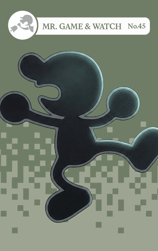 Mr. Game & Watch NFC Card – Smash Bros Amiibo