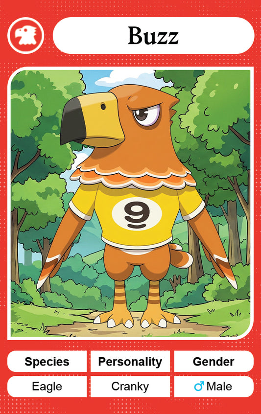 Buzz - Nookpals x Animal Crossing – New Leaf Welcome Amiibo NFC Card