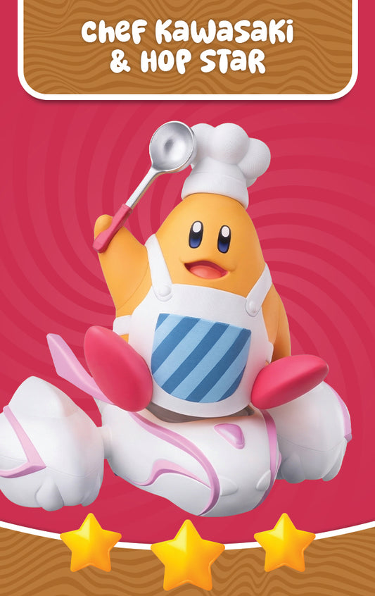 Chef Kawasaki & Hop Star - Nookpals x Kirby Air Riders - Amiibo NFC Card