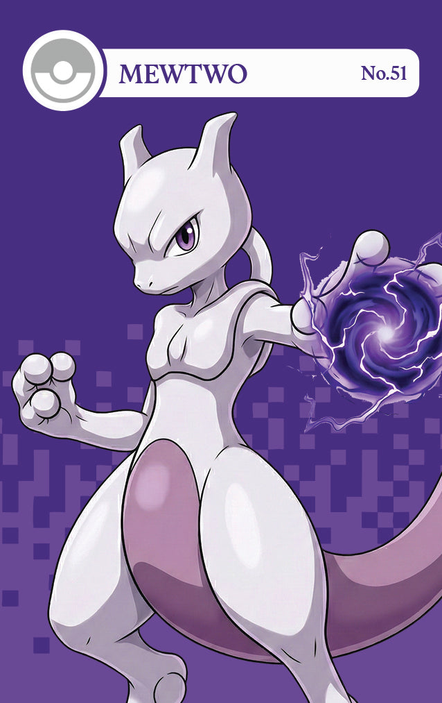 Mewtwo NFC Card – Smash Bros Amiibo