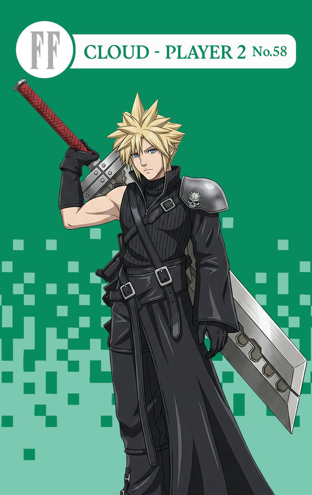 Cloud - Player 2 NFC Card – Smash Bros Amiibo