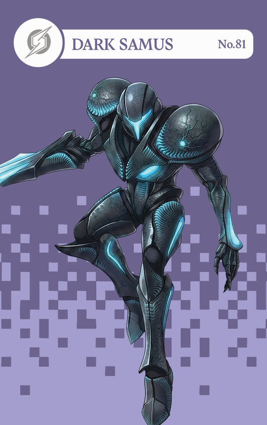 Dark Samus NFC Card – Smash Bros Amiibo