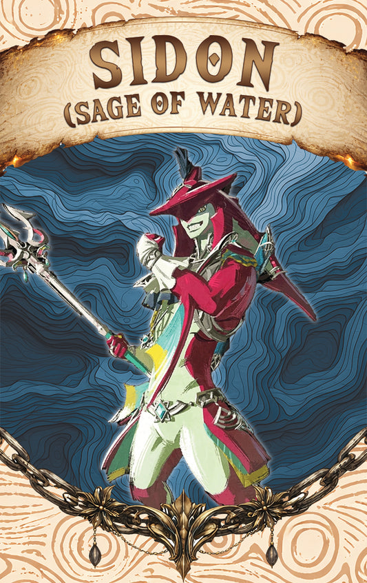 Sidon (Sage of Water) NFC Card – Legend of Zelda Breath of the Wild Amiibo
