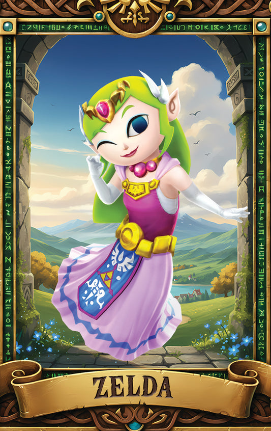 Zelda (Toon) NFC Card – Legend of Zelda 30th Anniversary Amiibo